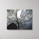 Search for black and white tree canvas prints Winter