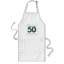 Search for teal and black aprons Birthday
