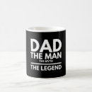 Search for dad man myth legend mugs Papa