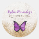 Search for purple sweet quinceanera stickers Elegant