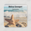 Search for starfish business cards Ocean
