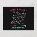 Search for math jokes postcards Science
