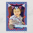Search for chevron 1st birthday invitations First
