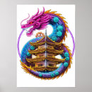 Search for mechanical gear art Steampunk dragon