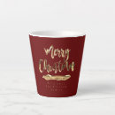 Search for red foil mugs Faux gold foil