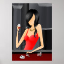 Recherche de robe rouge posters Dame