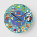 Search for back to school clocks Animals