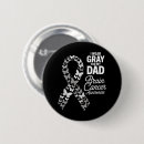 Search for brain cancer buttons Butterfly