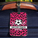 Search for coach luggage tags Soccer