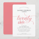 Search for turning 21 invitations Elegant