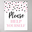 Search for please help yourself posters Pink