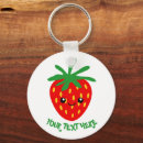Search for strawberries keychains Kawaii
