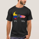 Search for half puerto rican tshirts Colombian