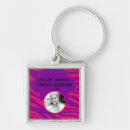 Search for purple zebra keychains Pink
