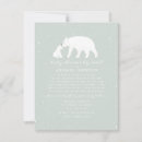Search for polar bear baby boy shower invitations Animal