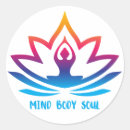 Search for peaceful mind stickers Yoga