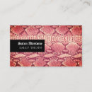 Search for python business cards Pink