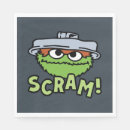 Search for oscar the grouch sesame street napkins Grumpy