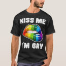 Search for rainbow kiss tshirts Gay
