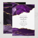 Search for purple geode wedding invitations Elegant