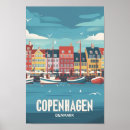Search for denmark vintage travel posters Illustration
