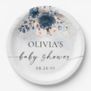 Search for dusty rose plates Navy blue