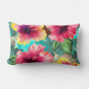 Search for bright floral pillows Tropical