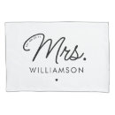 Search for newly wed pillowcases Mr and mrs