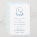 Search for crest wedding invitations Preppy