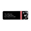 Search for black polka dot return address labels Contemporary