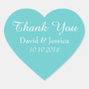 Search for turquoise thank you stickers Chic