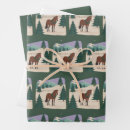 Search for retro style christmas wrapping paper Santa claus