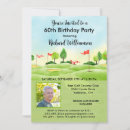 Search for golf birthday invitations Watercolor