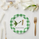 Search for green gingham plates For kids
