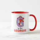 Search for alphabet letter g mugs Children