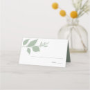 Search for wedding place cards Leaves