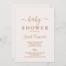 Recherche de minimal baby shower invitations Moderne