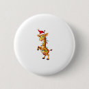 Search for funny christmas buttons Giraffe