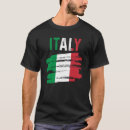 Recherche de italiano tshirts Drapeau