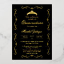 Recherche de gold quinceanera invitations Mis