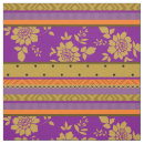 Recherche de rayures florales tissus Violet