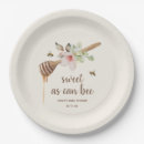 Search for bee paper plates Sweet as can bee