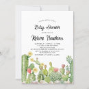 Search for cactus baby shower invitations Boho