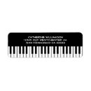 Search for music teacher return address labels Keyboard