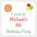 Search for pizza birthday party stickers Boy