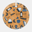 Search for spaceship ornaments Illustration