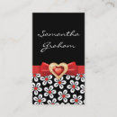 Recherche de noir blanc floral cartes visite Bijouterie