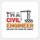 Recherche de génie civil autocollants Ingénieur