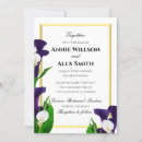 Search for calla lily wedding invitations Gold