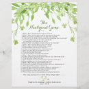 Search for bridal shower games flyers Watercolor